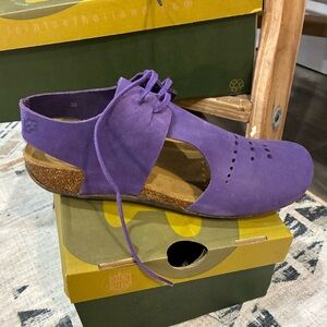 Loints of Holland purple Florida crocus shoes size 38 nwt